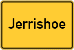 Place name sign Jerrishoe