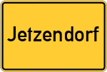 Place name sign Jetzendorf