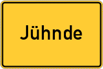 Place name sign Jühnde