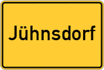 Place name sign Jühnsdorf