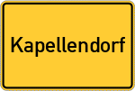 Place name sign Kapellendorf