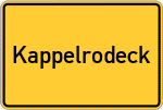 Place name sign Kappelrodeck