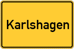 Place name sign Karlshagen