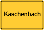 Place name sign Kaschenbach