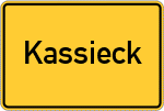 Place name sign Kassieck