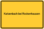 Place name sign Katzenbach bei Rockenhausen