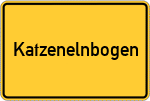 Place name sign Katzenelnbogen