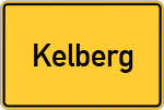 Place name sign Kelberg