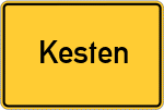 Place name sign Kesten