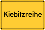 Place name sign Kiebitzreihe
