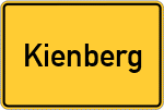 Place name sign Kienberg, Oberbayern