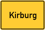 Place name sign Kirburg