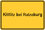 Place name sign Kittlitz bei Ratzeburg