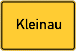 Place name sign Kleinau