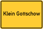 Place name sign Klein Gottschow