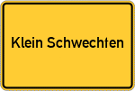 Place name sign Klein Schwechten