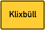 Place name sign Klixbüll