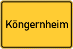 Place name sign Köngernheim