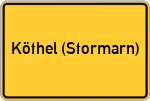 Place name sign Köthel (Stormarn)