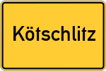 Place name sign Kötschlitz