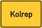 Place name sign Kolrep