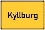 Place name sign Kyllburg