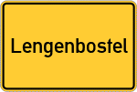 Place name sign Lengenbostel