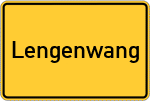 Place name sign Lengenwang