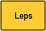Place name sign Leps