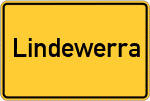 Place name sign Lindewerra