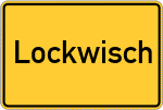 Place name sign Lockwisch