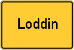 Place name sign Loddin