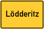 Place name sign Lödderitz