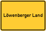 Place name sign Löwenberger Land