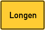 Place name sign Longen