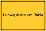 Place name sign Ludwigshafen am Rhein