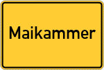 Place name sign Maikammer