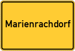 Place name sign Marienrachdorf