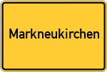 Place name sign Markneukirchen