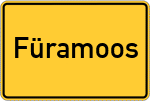 Place name sign Füramoos
