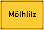 Place name sign Möthlitz