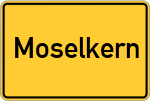 Place name sign Moselkern