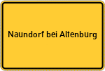 Place name sign Naundorf bei Altenburg