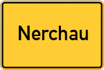 Place name sign Nerchau