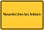 Place name sign Neuenkirchen bei Anklam