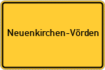 Place name sign Neuenkirchen-Vörden