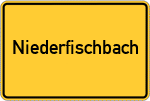 Place name sign Niederfischbach