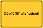 Place name sign Oberottmarshausen