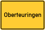 Place name sign Oberteuringen