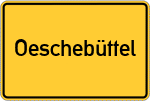 Place name sign Oeschebüttel
